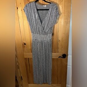 Caution to the Wind striped jumpsuit